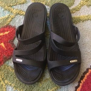 Crocs sandal size w7 Patricia wedge